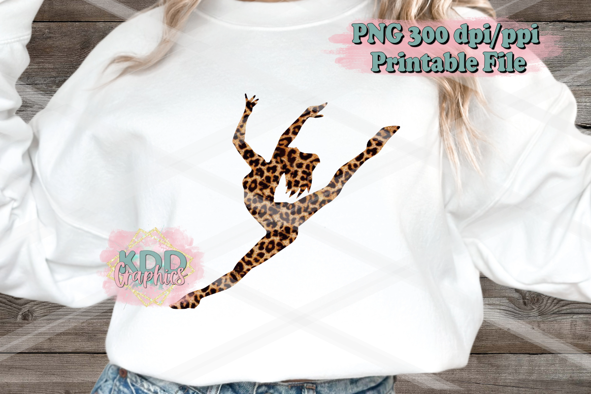 Cheetah Dancer - Dance Silhouette PNG