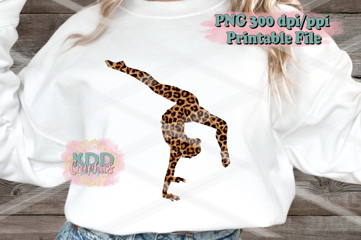 Cheetah Gymnastics - Gymnast Silhouette PNG