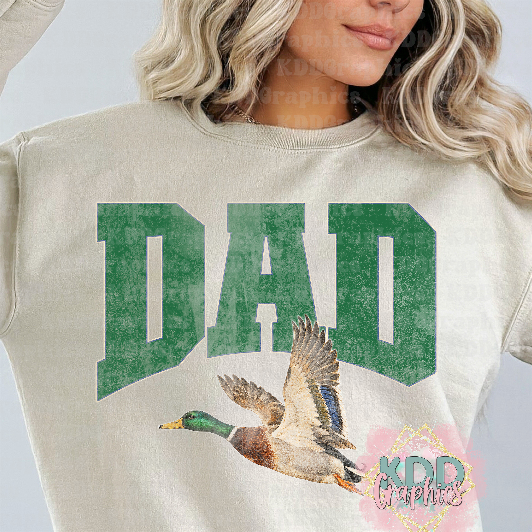 Distressed Dad - Mallard Duck PNG