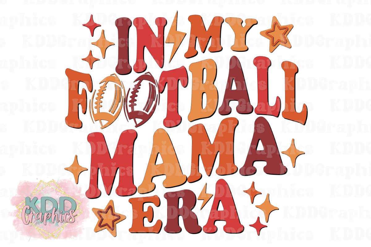 Fall In My Football Mom Era - Fall Themed Football PNG