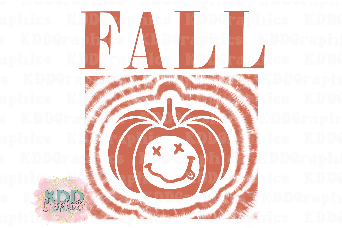 Fall Nirvana Smiley Face Pumpkin PNG
