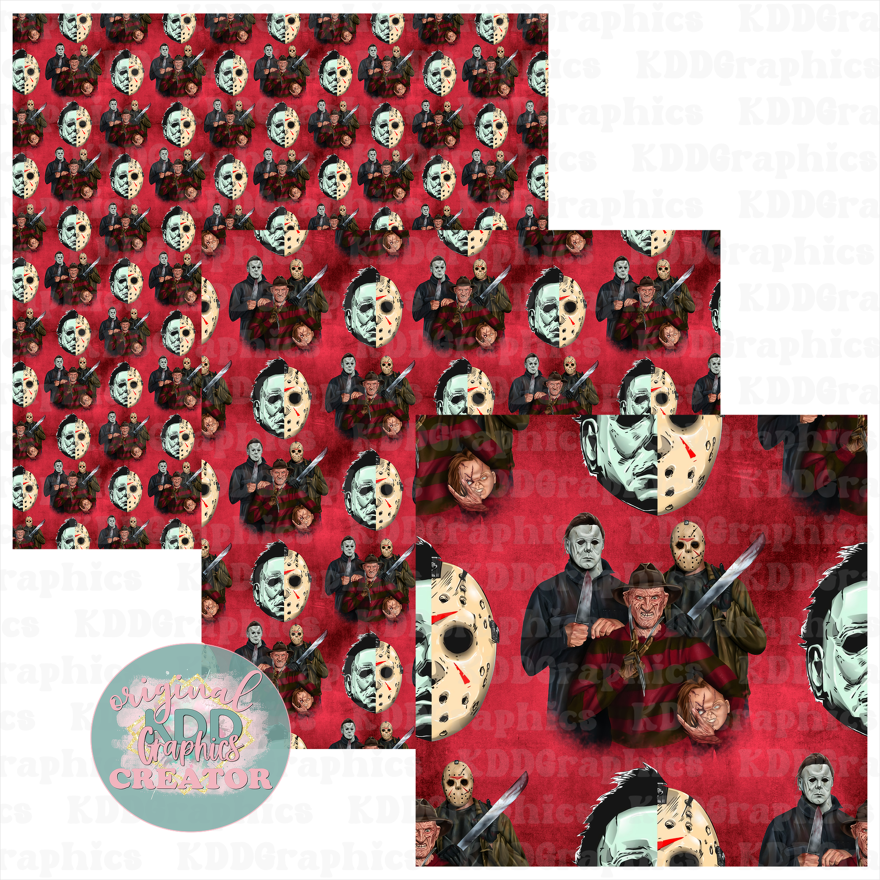 Halloween Horror SEAMLESS Paper