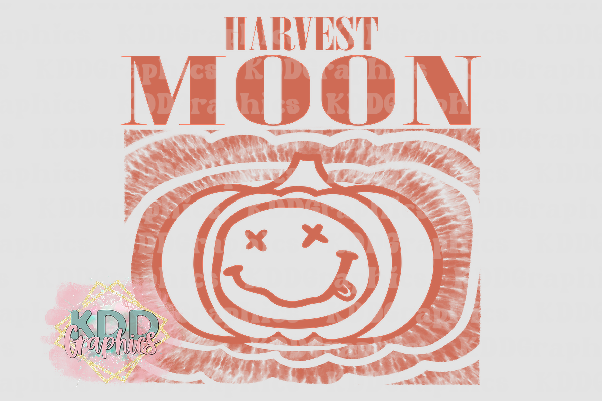 Harvest Moon Nirvana Smiley Face Pumpkin - Fall PNG