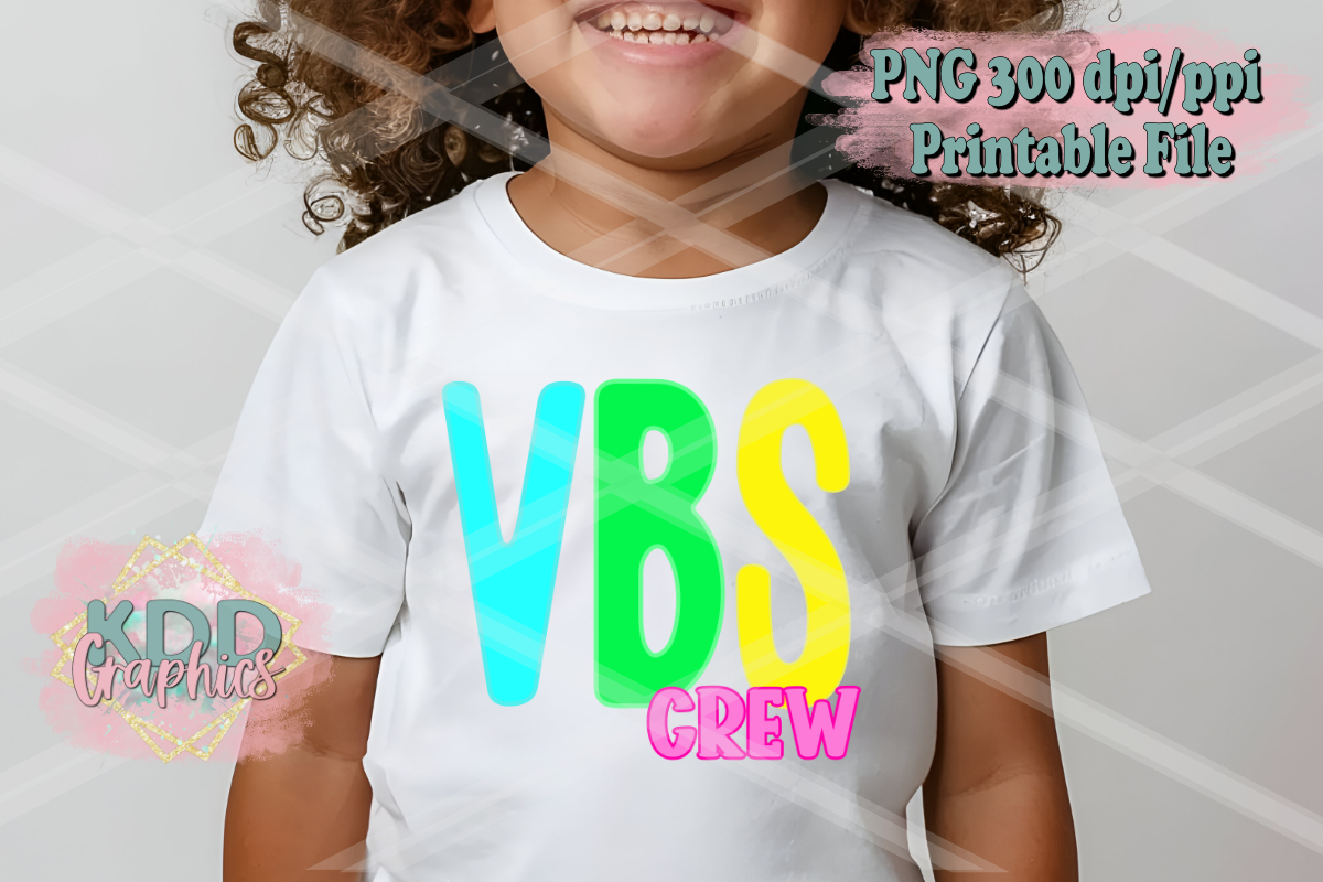 Neon VBS Crew - Vacation Bible School - Religious Design PNG