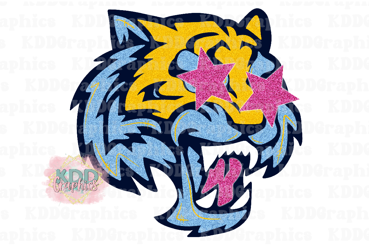 Preppy Tiger PNG - School Spirit