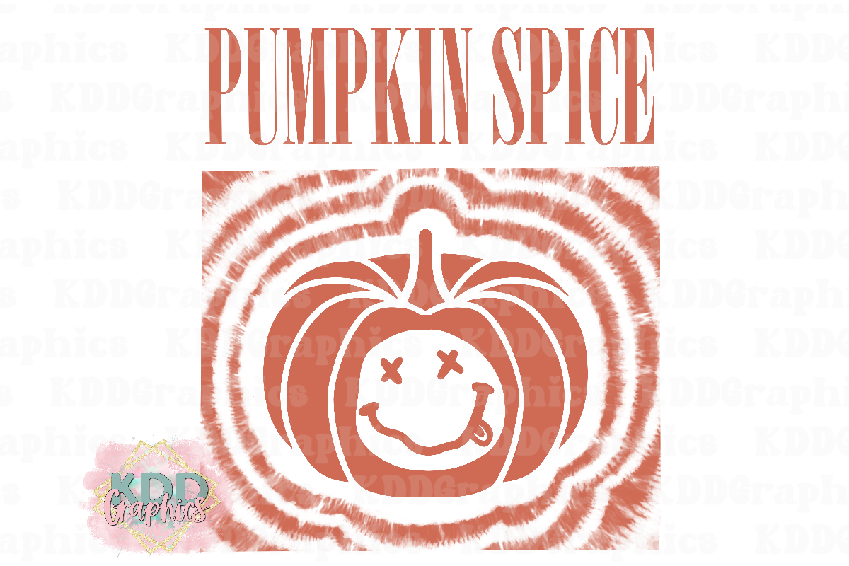 Pumpkin Spice Nirvana Smiley Face Pumpkin - Fall PNG
