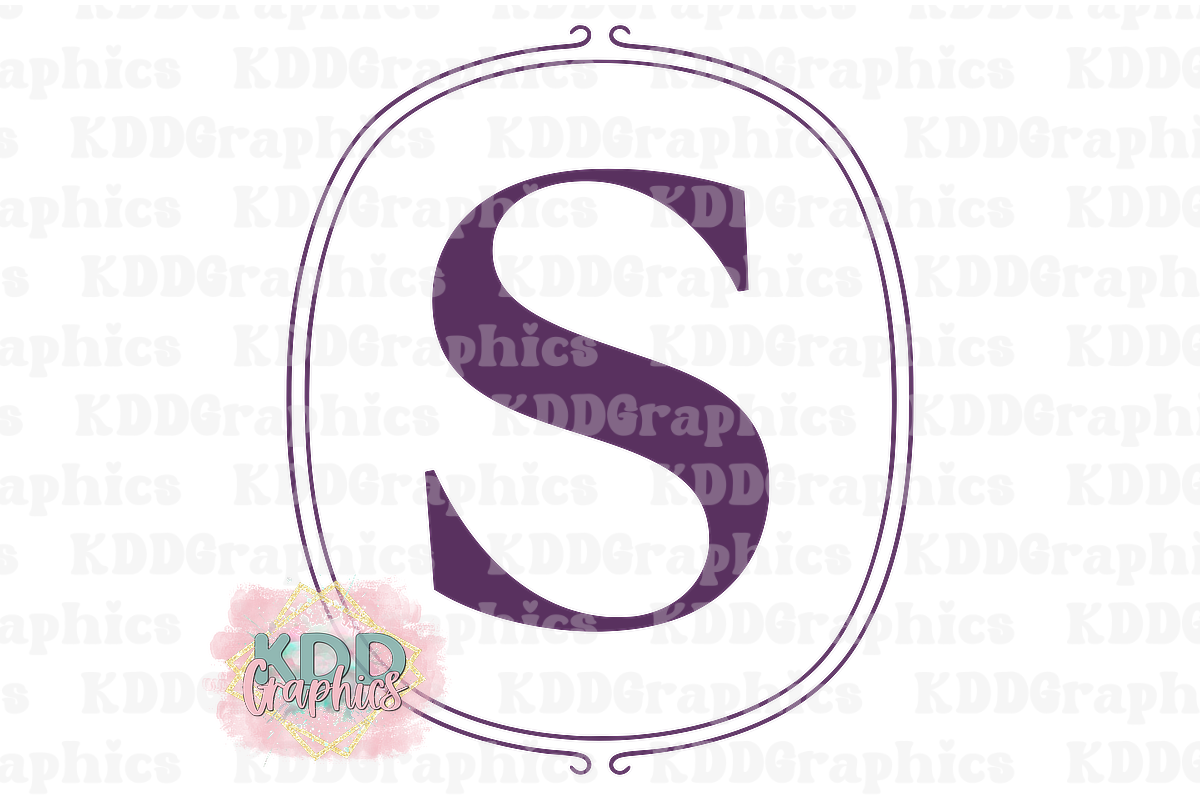 Scentsy Serif "S" Monogram PNG SVG